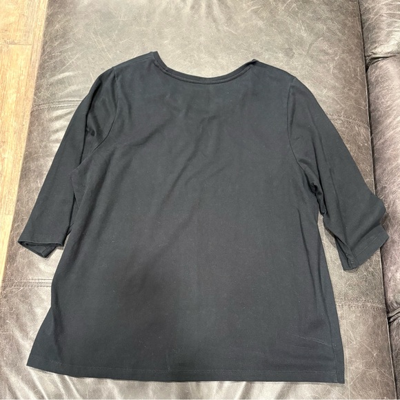 Liz & Me Black Women's Top - Picture 4 of 4